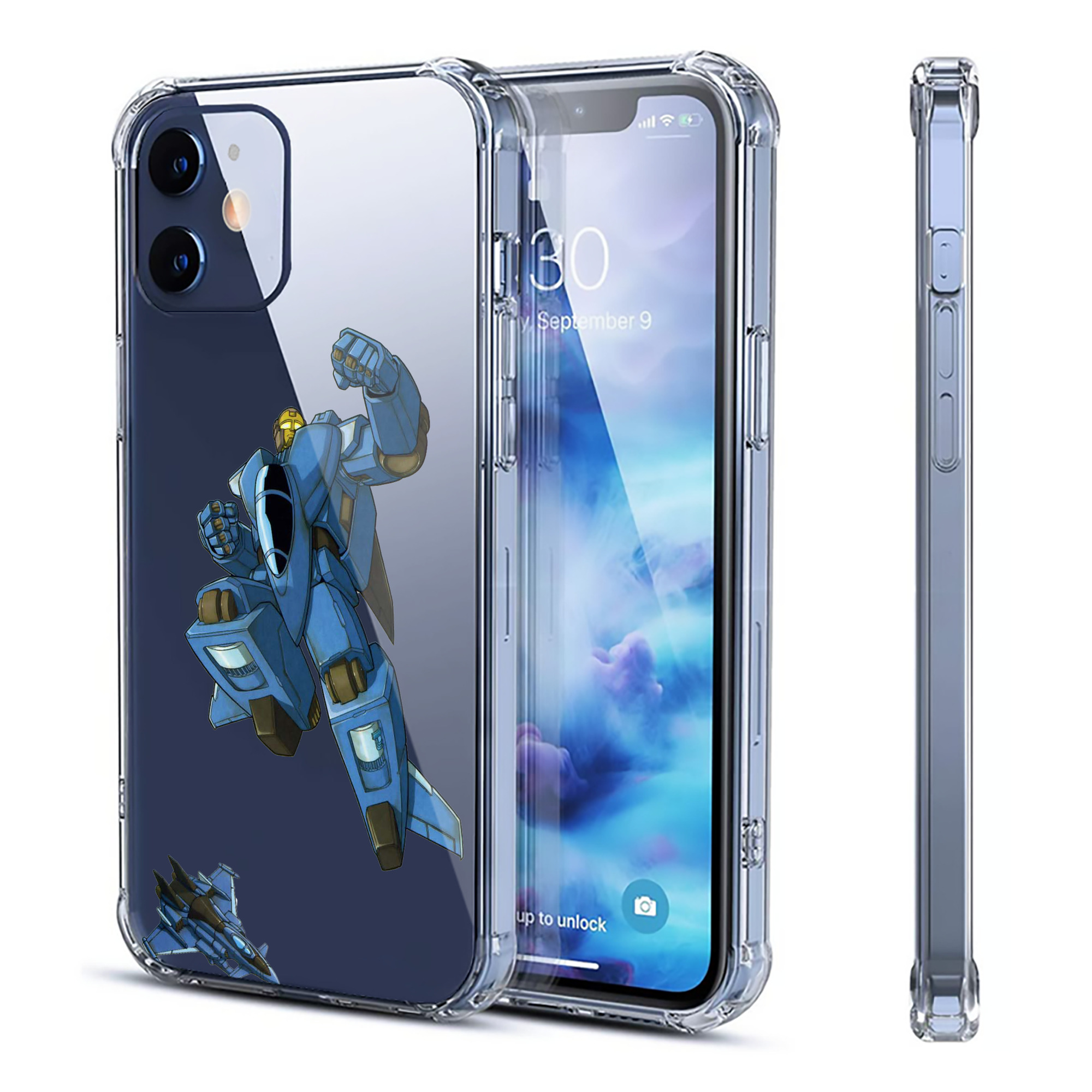 （画像用）  【iPhone 12シリーズ対応】透明スマホケース（クリアソフトケース）